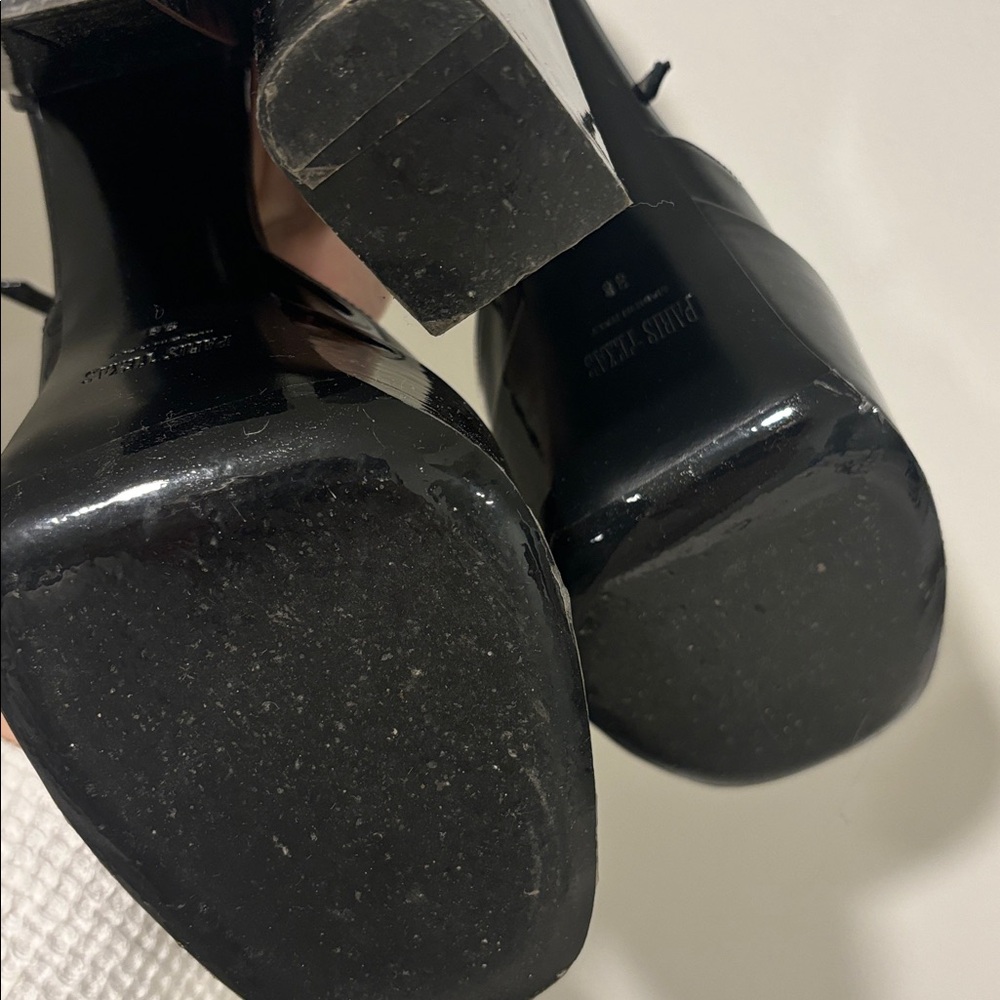 Paris Texas Black Platform Heels - Picture 7 of 12